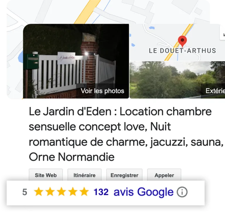 Le Jardin d'Eden — Après BoostMyMap
